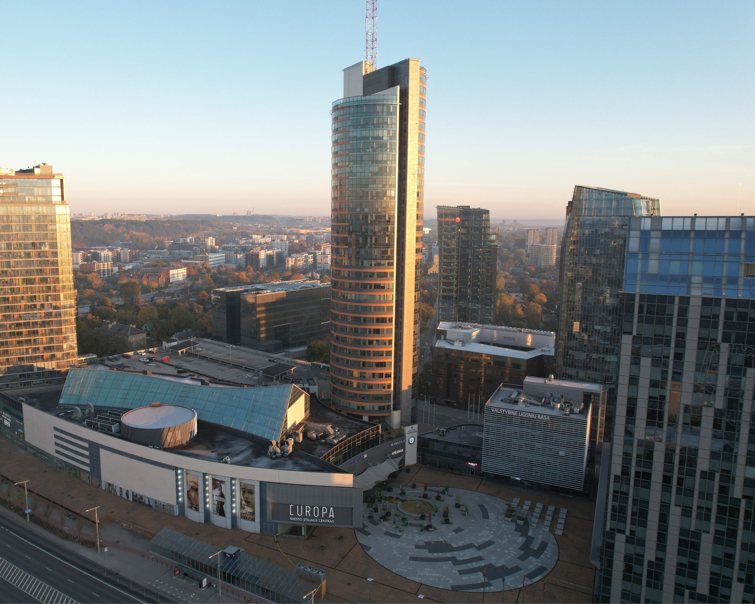 Verslo centro „Europa“ dangoraižis, kuriame įsikuręs UAB buhalterės.lt biuras