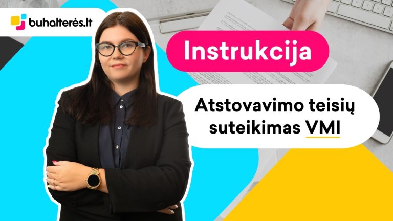 atstovavimo teisiu suteikimas vmi